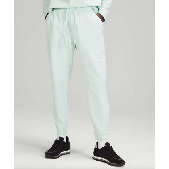 Lululemon Mens XL City Sweat Jogger XL Light Green Stretch French Terry - Picture 1 of 12